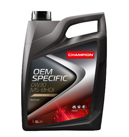 Моторное масло Champion OEM Specific 0W30 MS-BHDI, 5л